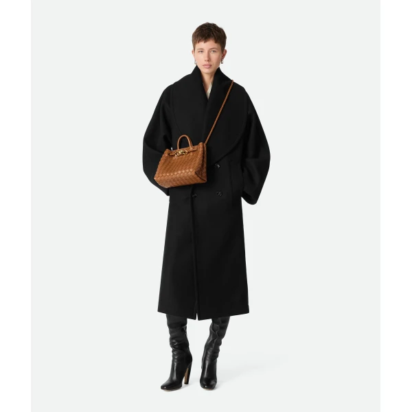 Khaite Women's Small Andiamo in Amber - Orange Totes & Top-Handle Bags - The Lotus Tote Bag - Shop at Coveti