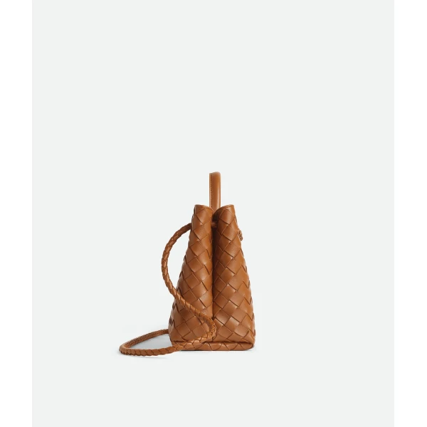 Khaite Women's Small Andiamo in Amber - Orange Totes & Top-Handle Bags - The Lotus Tote Bag - Shop at Coveti