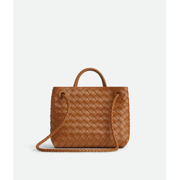 Khaite Women's Small Andiamo in Amber - Orange Totes & Top-Handle Bags - The Lotus Tote Bag - Shop at Coveti