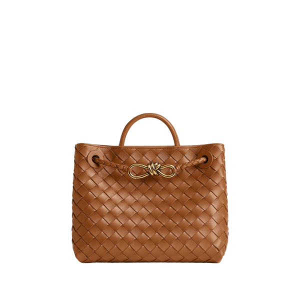 Khaite Women's Small Andiamo in Amber - Orange Totes & Top-Handle Bags - The Lotus Tote Bag - Shop at Coveti