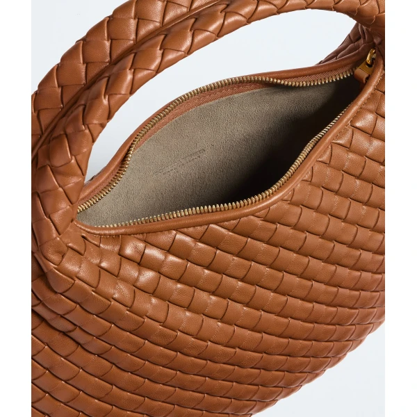Khaite Women's Small Veneta in Amber - Orange Shoulder & Crossbody Bags - The Lotus Tote Bag - Shop at Coveti
