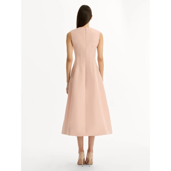 Oscar de la Renta Bouquet Embroidered Cocktail Dress - Dresses - American Luxury Evening Wear at Coveti