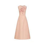 Oscar de la Renta Bouquet Embroidered Cocktail Dress - Dresses - American Luxury Evening Wear at Coveti