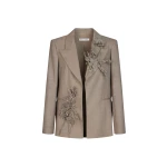 Oscar de la Renta Bouquet Embroidered Jacket - Jackets - American Luxury Evening Wear at Coveti