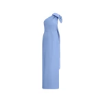 Oscar de la Renta Bow Detail Faille Column Gown - Dresses - American Luxury Evening Wear at Coveti
