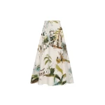 Oscar de la Renta Dominican Landscape Cotton Poplin Skirt - Skirts - American Luxury Evening Wear at Coveti