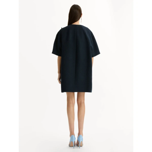 Oscar de la Renta Porcelain Flower Embroidered Coat - Coats - American Luxury Evening Wear at Coveti