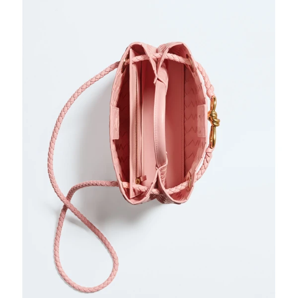 Khaite Women's Small Andiamo in Blush - Pink Totes & Top-Handle Bags - The Lotus Tote Bag - Shop at Coveti