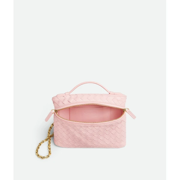 Khaite Women's Small Soft Vanity in Rose - Pink Clutch Bags - The Lotus Tote Bag - Shop at Coveti