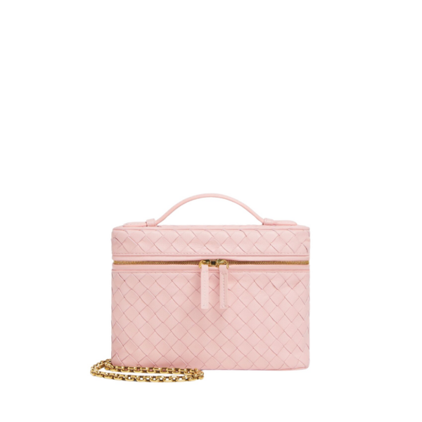 Khaite Women's Small Soft Vanity in Rose - Pink Clutch Bags - The Lotus Tote Bag - Shop at Coveti