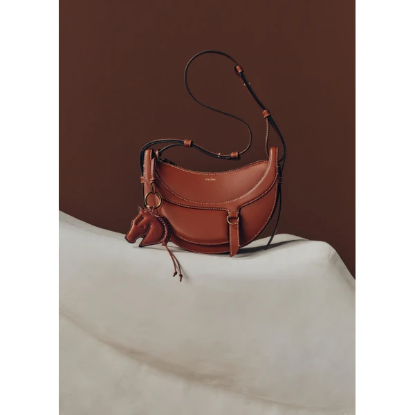 Polene Numéro Dix Edition Cognac Bag, view 2