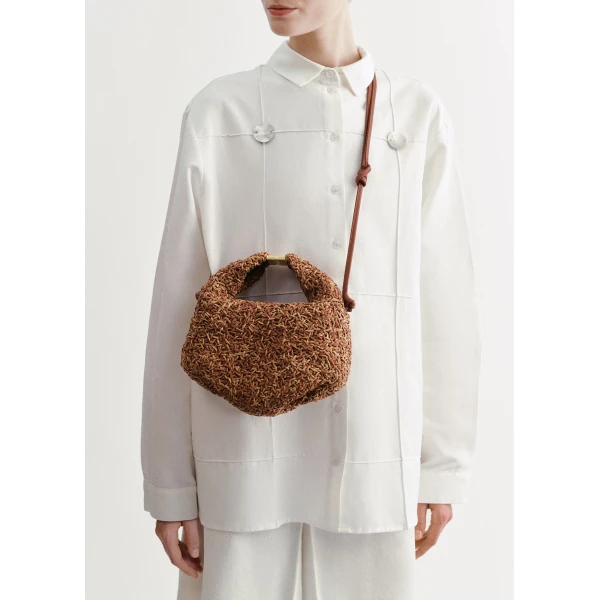 Polene Béri Edition Rizom Cognac Bag, view 3