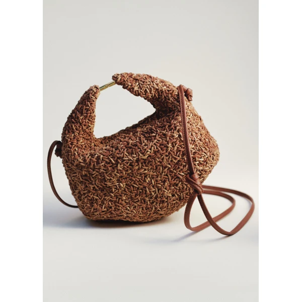 Polene Béri Edition Rizom Cognac Bag, view 4