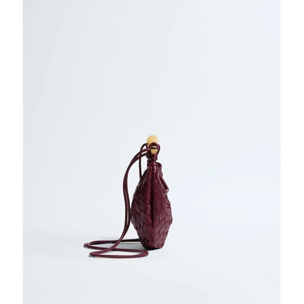Khaite Baby Sardine in Barolo - Red Mini Bags - The Lotus Tote Bag - Shop at Coveti