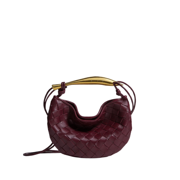 Khaite Baby Sardine in Barolo - Red Mini Bags - The Lotus Tote Bag - Shop at Coveti