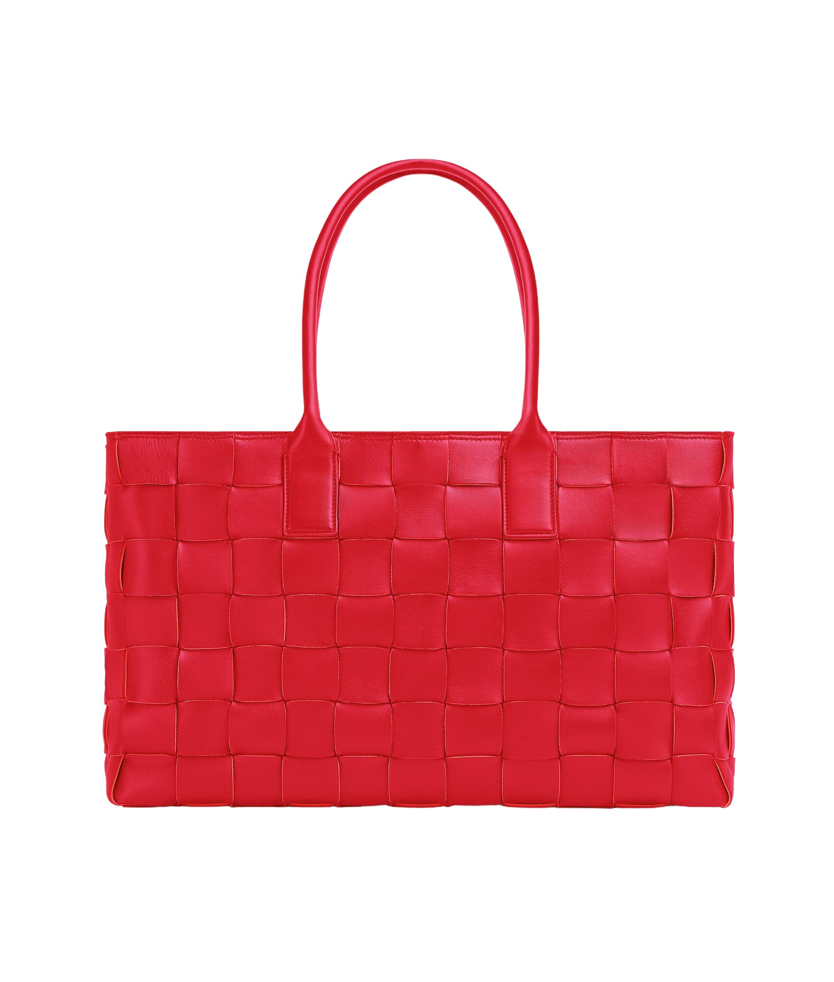Red-Maxi-Intreccio-Tote-in-Bright-red-coveti35623_nobg Khaite Maxi Intreccio Tote in Bright red - Red Totes & Top-Handle Bags - The Lotus Tote Bag - Shop at Coveti