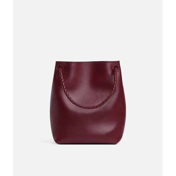 Khaite Women's Andiamo Bucket in Barolo - Red Bucket Bags - The Lotus Tote Bag - Shop at Coveti
