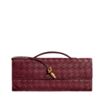 Khaite Women's Andiamo Clutch in Barolo - Red Clutch Bags - The Lotus Tote Bag - Shop at Coveti
