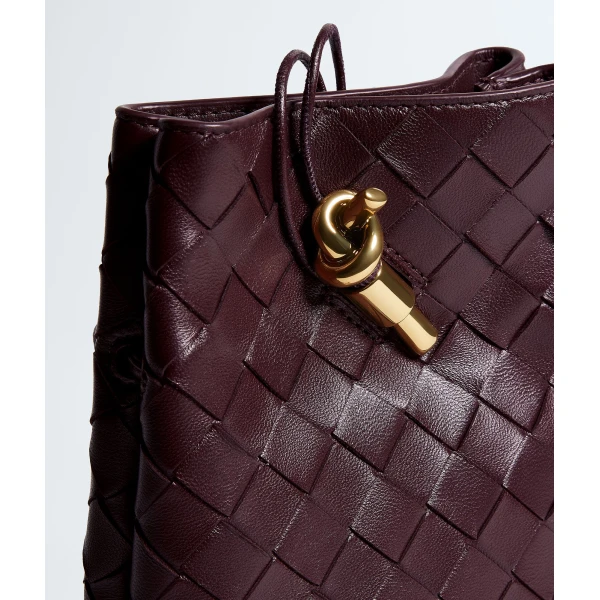 Khaite Women's Andiamo Phone Pouch in Deep mahogany - Red Mini Bags - The Lotus Tote Bag - Shop at Coveti