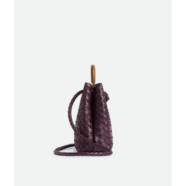 Khaite Women's Andiamo in Dark barolo - Red Totes & Top-Handle Bags - The Lotus Tote Bag - Shop at Coveti