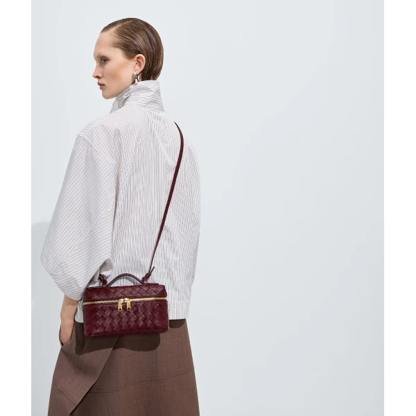 Khaite Women's Bang Bang in Barolo - Red Shoulder & Crossbody Bags - The Lotus Tote Bag - Shop at Coveti