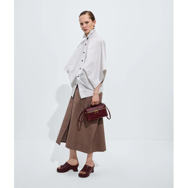 Khaite Women's Bang Bang in Barolo - Red Shoulder & Crossbody Bags - The Lotus Tote Bag - Shop at Coveti
