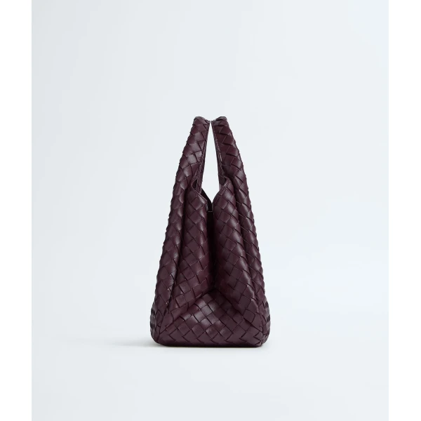 Khaite Women's Campana in Deep mahogany - Red Shoulder & Crossbody Bags - The Lotus Tote Bag - Shop at Coveti
