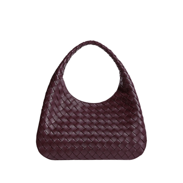 Khaite Women's Campana in Deep mahogany - Red Shoulder & Crossbody Bags - The Lotus Tote Bag - Shop at Coveti