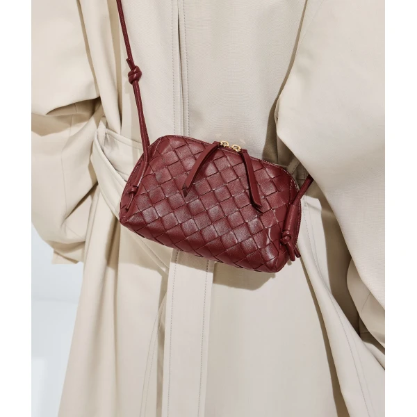 Khaite Women's Concert Pouch in Lava red - Red Clutch Bags - The Lotus Tote Bag - Shop at Coveti
