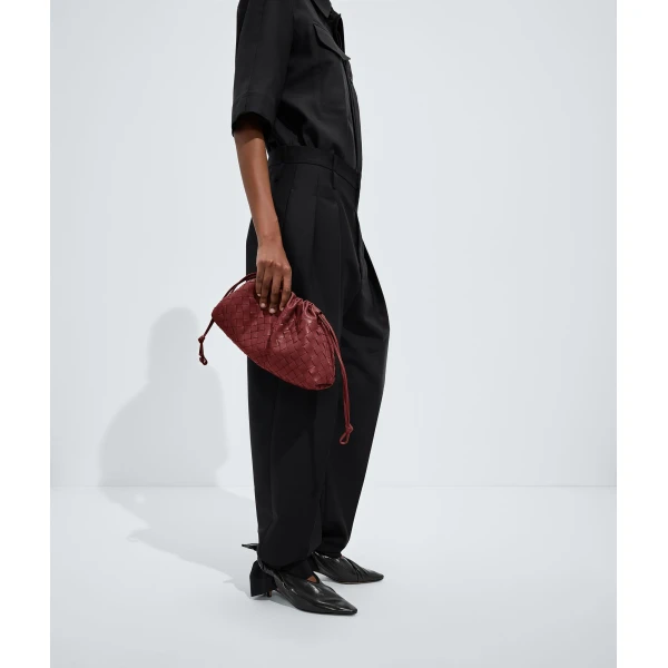 Khaite Women's Dustbag Notte in Lava red - Red Shoulder & Crossbody Bags - The Lotus Tote Bag - Shop at Coveti