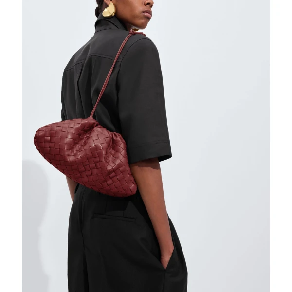 Khaite Women's Dustbag Notte in Lava red - Red Shoulder & Crossbody Bags - The Lotus Tote Bag - Shop at Coveti