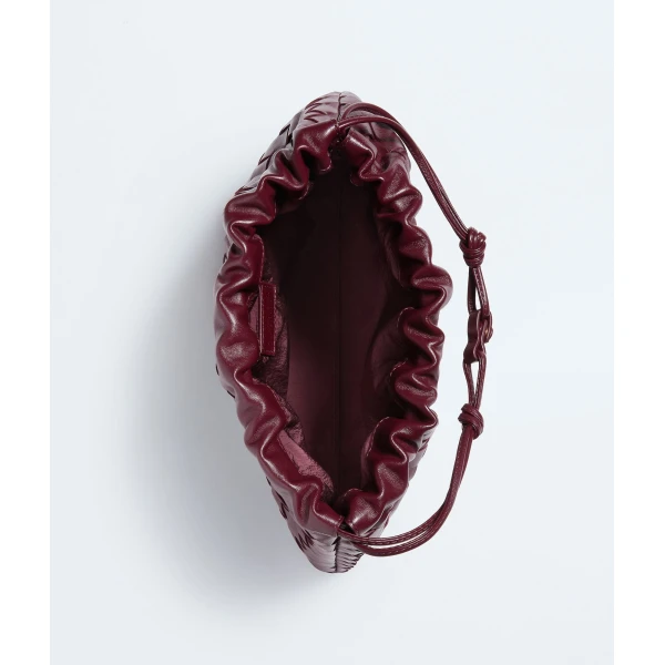 Khaite Women's Dustbag in Barolo - Red Shoulder & Crossbody Bags - The Lotus Tote Bag - Shop at Coveti