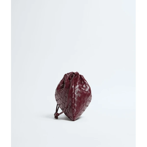 Khaite Women's Dustbag in Barolo - Red Shoulder & Crossbody Bags - The Lotus Tote Bag - Shop at Coveti