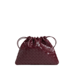 Khaite Women's Dustbag in Barolo - Red Shoulder & Crossbody Bags - The Lotus Tote Bag - Shop at Coveti