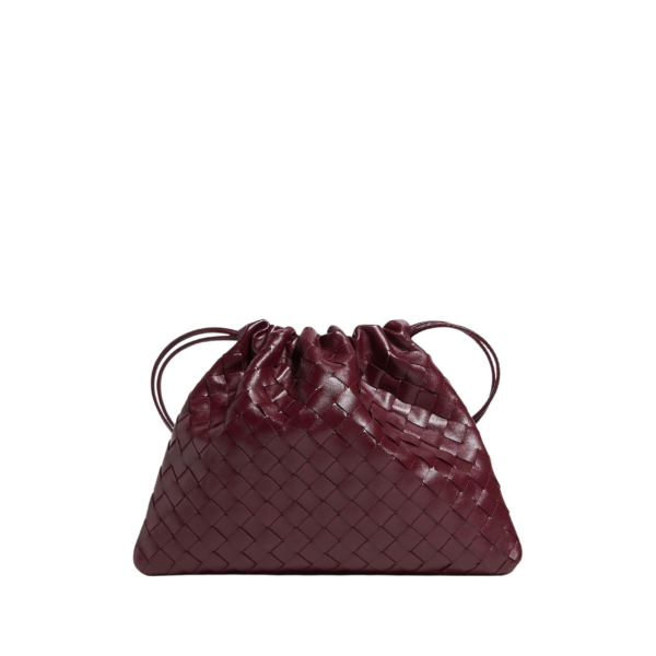 Khaite Women's Dustbag in Barolo - Red Shoulder & Crossbody Bags - The Lotus Tote Bag - Shop at Coveti