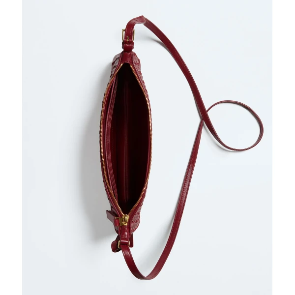Khaite Women's Intrecciato Piccolo Medium Pouch in Lava red - Red Clutch Bags - The Lotus Tote Bag - Shop at Coveti