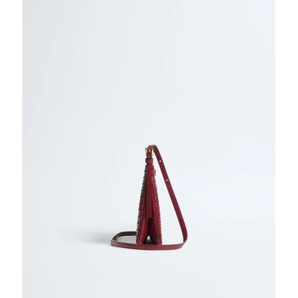 Khaite Women's Intrecciato Piccolo Medium Pouch in Lava red - Red Clutch Bags - The Lotus Tote Bag - Shop at Coveti