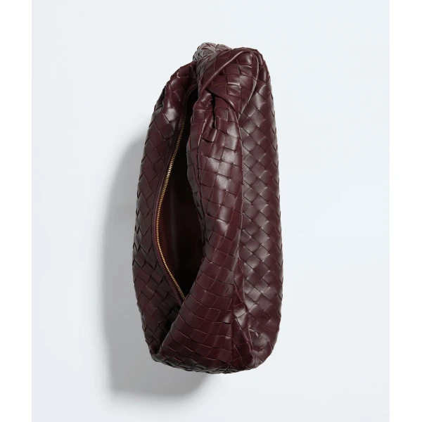 Khaite Women's Jodie in Deep mahogany - Red Shoulder & Crossbody Bags - The Lotus Tote Bag - Shop at Coveti