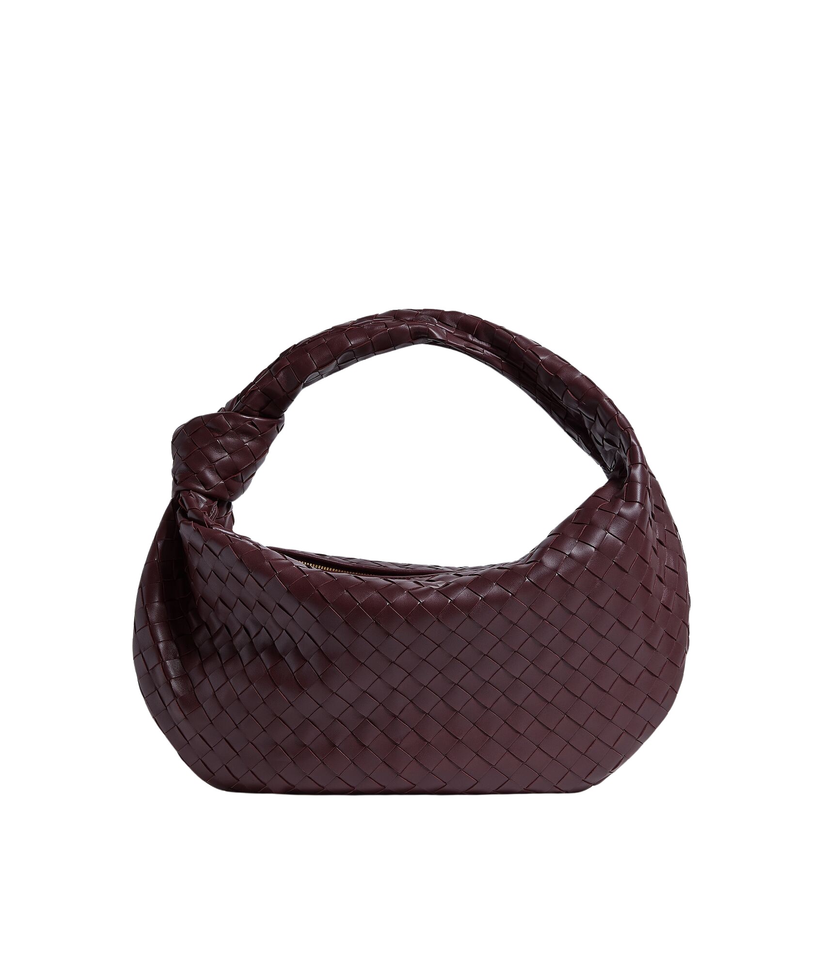 Red-Womens-Jodie-in-Deep-mahogany-coveti96099_nobg Khaite Women's Jodie in Deep mahogany - Red Shoulder & Crossbody Bags - The Lotus Tote Bag - Shop at Coveti