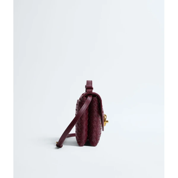 Khaite Women's Knot Lock in Barolo - Red Clutch Bags - The Lotus Tote Bag - Shop at Coveti