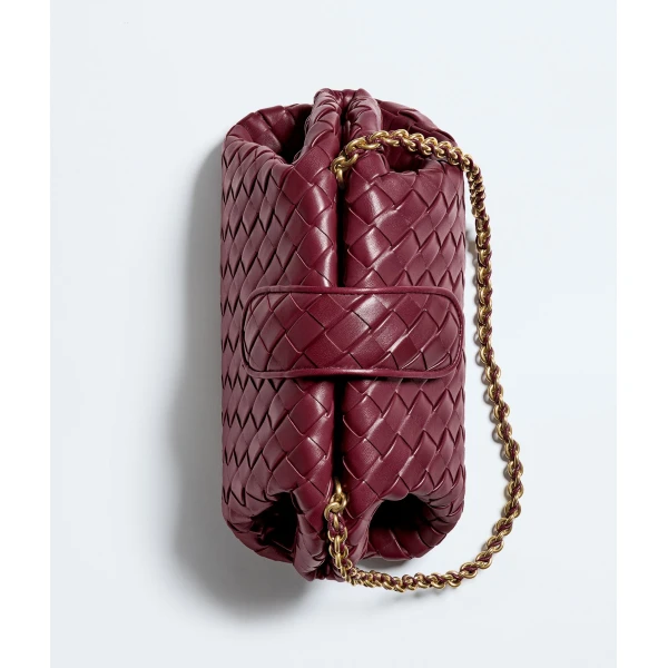 Khaite Women's Lauren 1980 in Barolo - Red Shoulder & Crossbody Bags - The Lotus Tote Bag - Shop at Coveti