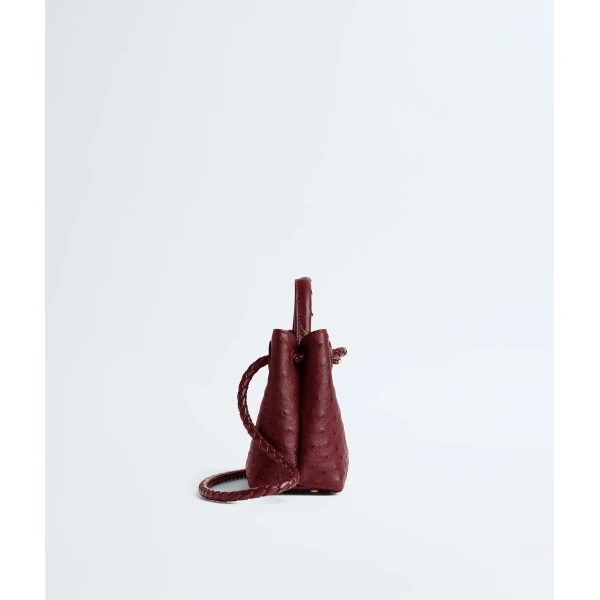 Khaite Women's Mini Andiamo in Lava red - Red Mini Bags - The Lotus Tote Bag - Shop at Coveti