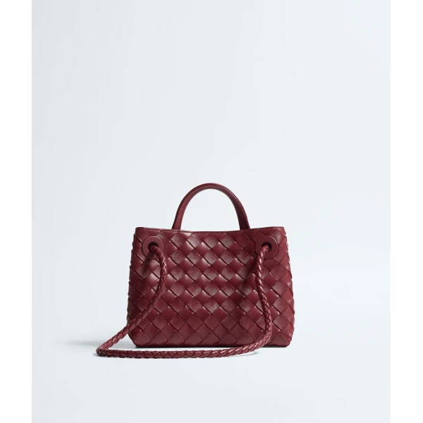 Khaite Women's Mini Andiamo in Lava red - Red Mini Bags - The Lotus Tote Bag - Shop at Coveti
