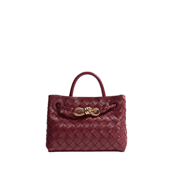 Khaite Women's Mini Andiamo in Lava red - Red Mini Bags - The Lotus Tote Bag - Shop at Coveti