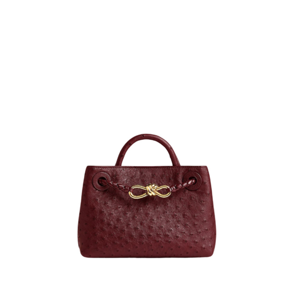 Khaite Women's Mini Andiamo in Lava red - Red Mini Bags - The Lotus Tote Bag - Shop at Coveti