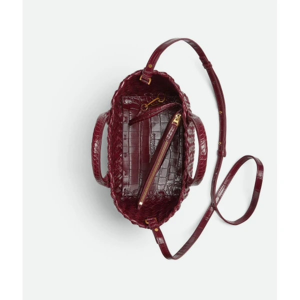 Khaite Women's Mini Cabat in Barolo - Red Mini Bags - The Lotus Tote Bag - Shop at Coveti