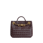 Khaite Women's Small Andiamo Chain in Dark barolo - Red Shoulder & Crossbody Bags - The Lotus Tote Bag - Shop at Coveti