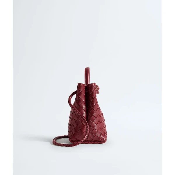 Khaite Women's Small Andiamo in Lava red - Red Totes & Top-Handle Bags - The Lotus Tote Bag - Shop at Coveti