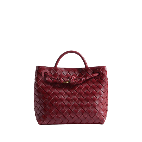 Khaite Women's Small Andiamo in Lava red - Red Totes & Top-Handle Bags - The Lotus Tote Bag - Shop at Coveti