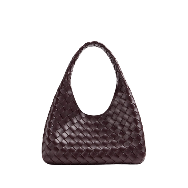 Khaite Women's Small Campana in Dark barolo - Red Shoulder & Crossbody Bags - The Lotus Tote Bag - Shop at Coveti
